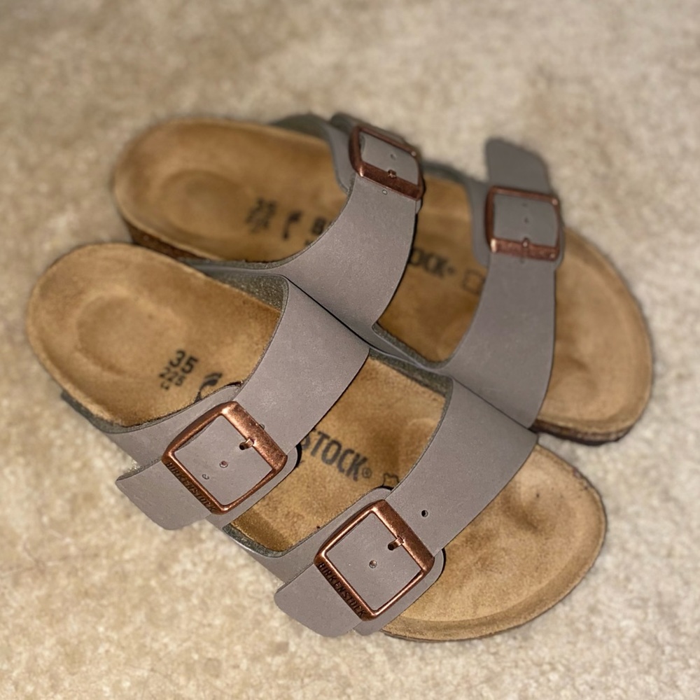 Grey Birkenstocks
